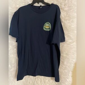 Luke Combs “Fish Your Waters” Short Sleeve Navy Blue T-shirt. Size 3XL.